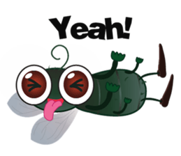 Funny Insects sticker #3425517