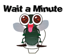 Funny Insects sticker #3425530