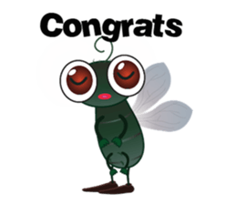 Funny Insects sticker #3425535