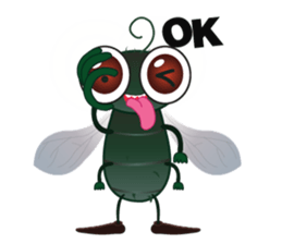 Funny Insects sticker #3425536