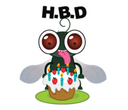 Funny Insects sticker #3425537