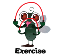 Funny Insects sticker #3425539