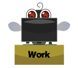 Funny Insects sticker #3425540