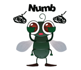 Funny Insects sticker #3425541