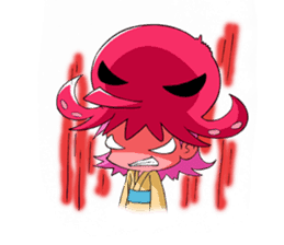 Octopus girl, Nyoro-ko sticker #3425673