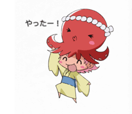 Octopus girl, Nyoro-ko sticker #3425687