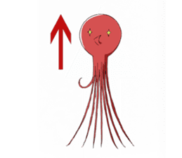 Octopus girl, Nyoro-ko sticker #3425689