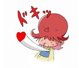Octopus girl, Nyoro-ko sticker #3425702