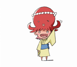 Octopus girl, Nyoro-ko sticker #3425703