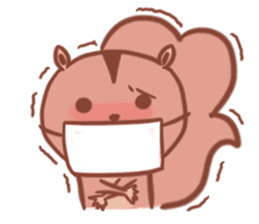 Sticker of a very cute squirrel sticker #3425934