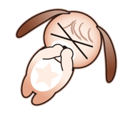 Dog with stellar pattern sticker #3426200