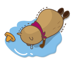 Capytan of capybara sticker #3426548