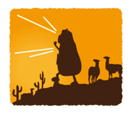 Capytan of capybara sticker #3426557