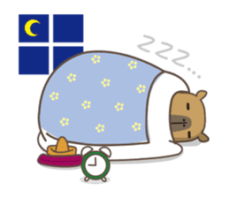 Capytan of capybara sticker #3426580