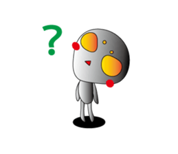 A being from outher space sticker #3426674