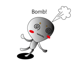 A being from outher space sticker #3426683