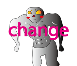 A being from outher space sticker #3426690