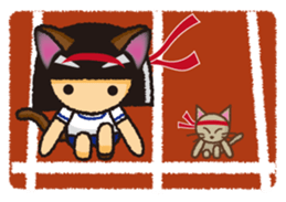 Japanese Gym Uniform Girl 2 sticker #3426986