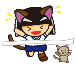 Japanese Gym Uniform Girl 2 sticker #3426987