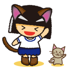 Japanese Gym Uniform Girl 2 sticker #3426989