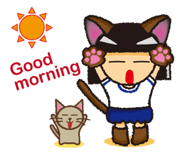 Japanese Gym Uniform Girl 2 sticker #3426998