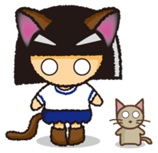 Japanese Gym Uniform Girl 2 sticker #3427017