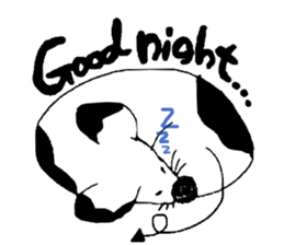 Japanese mouse sticker #3427431