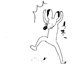 Japanese mouse sticker #3427443