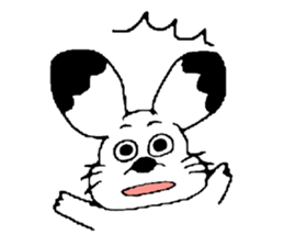 Japanese mouse sticker #3427447