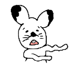 Japanese mouse sticker #3427449