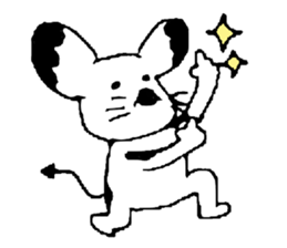 Japanese mouse sticker #3427451