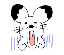 Japanese mouse sticker #3427458