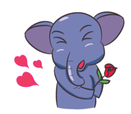 Tongdee - Funny and Lovely Elephant sticker #3427827