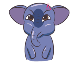 Tongdee - Funny and Lovely Elephant sticker #3427829