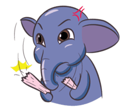 Tongdee - Funny and Lovely Elephant sticker #3427830