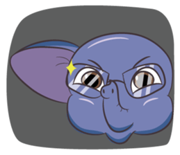 Tongdee - Funny and Lovely Elephant sticker #3427835