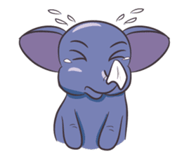 Tongdee - Funny and Lovely Elephant sticker #3427838