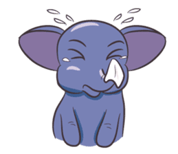 Tongdee - Funny and Lovely Elephant sticker #3427838