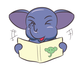 Tongdee - Funny and Lovely Elephant sticker #3427839