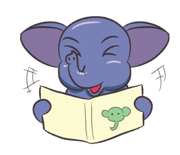 Tongdee - Funny and Lovely Elephant sticker #3427839