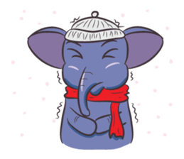 Tongdee - Funny and Lovely Elephant sticker #3427841