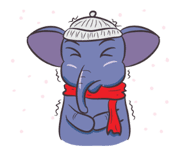 Tongdee - Funny and Lovely Elephant sticker #3427841