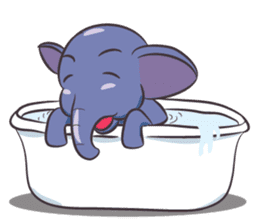 Tongdee - Funny and Lovely Elephant sticker #3427844