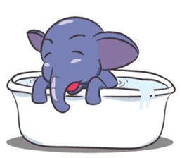 Tongdee - Funny and Lovely Elephant sticker #3427844