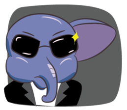 Tongdee - Funny and Lovely Elephant sticker #3427846