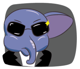 Tongdee - Funny and Lovely Elephant sticker #3427846