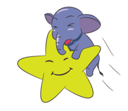 Tongdee - Funny and Lovely Elephant sticker #3427848