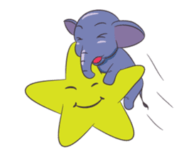 Tongdee - Funny and Lovely Elephant sticker #3427848