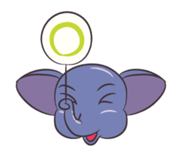 Tongdee - Funny and Lovely Elephant sticker #3427849