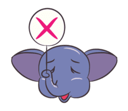 Tongdee - Funny and Lovely Elephant sticker #3427850